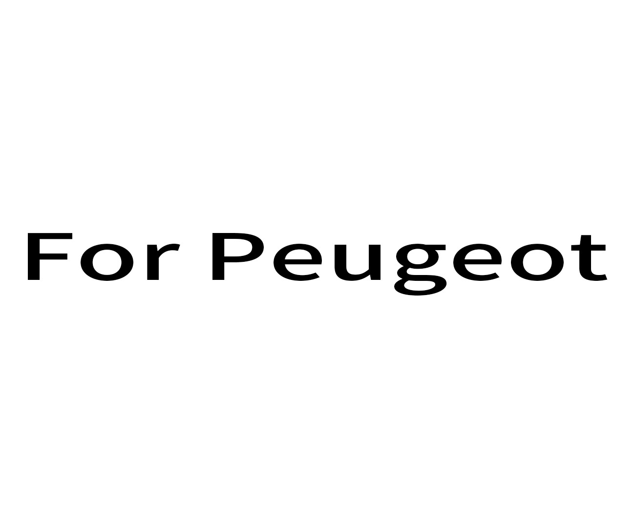For Peugeot